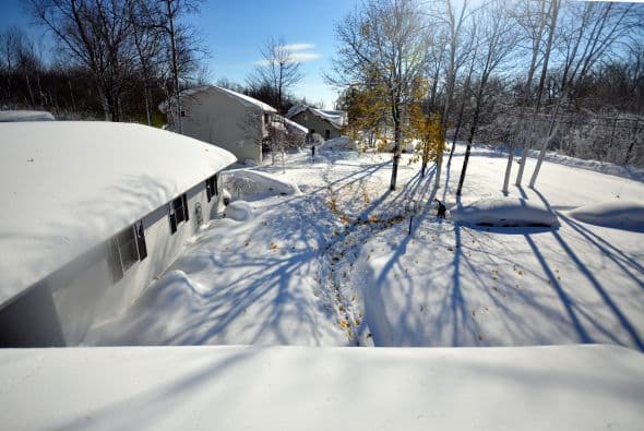 Bajo la nieve se encuentra al menos la mitad de Estados Unidos.