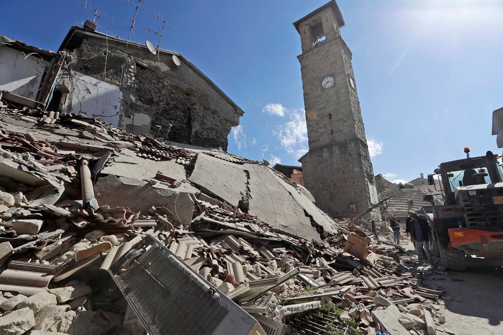 Torre Cívica en Amatrice.