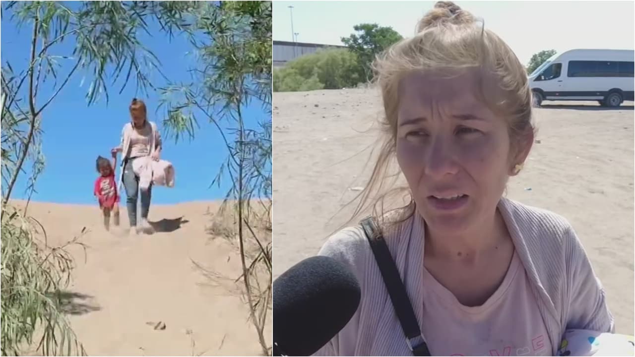 VIDEO: Una madre colombiana llegó junto a su hija de 2 años a Ciudad Juárez con la falsa creencia de que al entregarse a Inmigración podían ingresar al país. En su camino han pasado hasta cuatro días sin comer, manteniéndose en pie gracias a agua, suero y lo que otras personas les puedan regalar.
