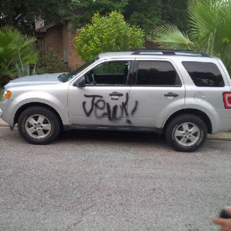 Pintan grafitis antisemitas en vecindario judío