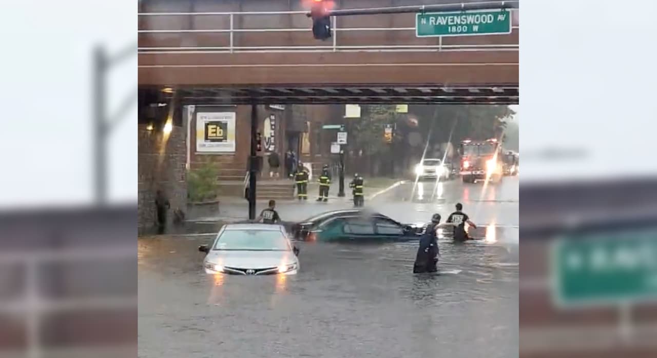 Lluvias dejan inundaciones en Chicago; además hay advertencia en efecto