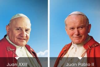 La canonización de los papas Juan XXIII y Juan Pablo II.