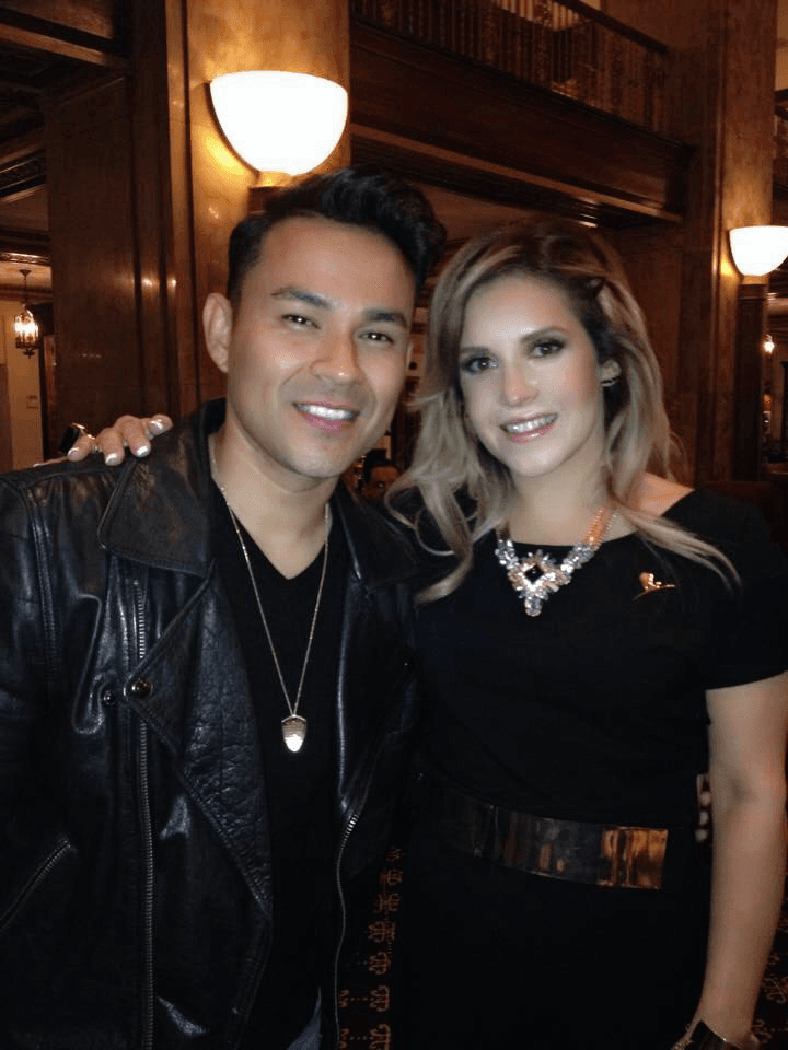 Aquí cuando se encontró con 
<a href="http://www.univision.com/puerto-rico/frankie-j-fotos">Frankie J</a> en St. Jude.