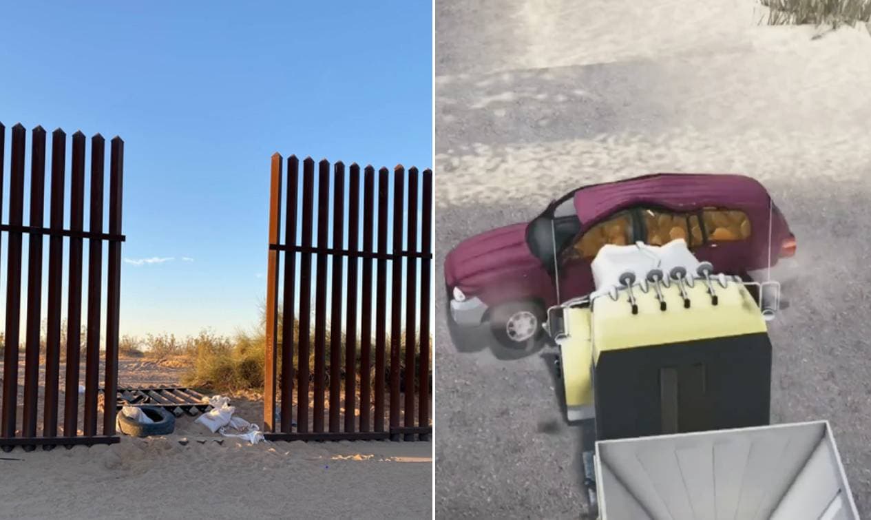 Video reconstruye trayectoria de camioneta tras choque que dejó a 10 mexicanos muertos cerca de la frontera