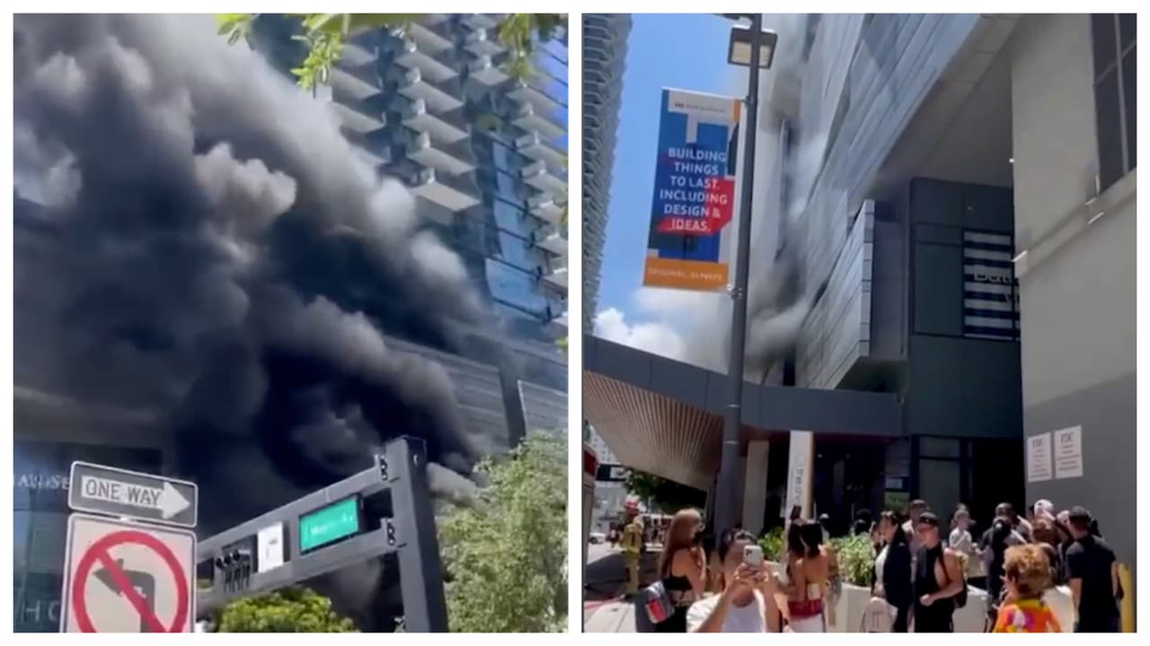 Incendio en centro comercial Brickell City Centre: Bomberos evacúan hotel del lugar