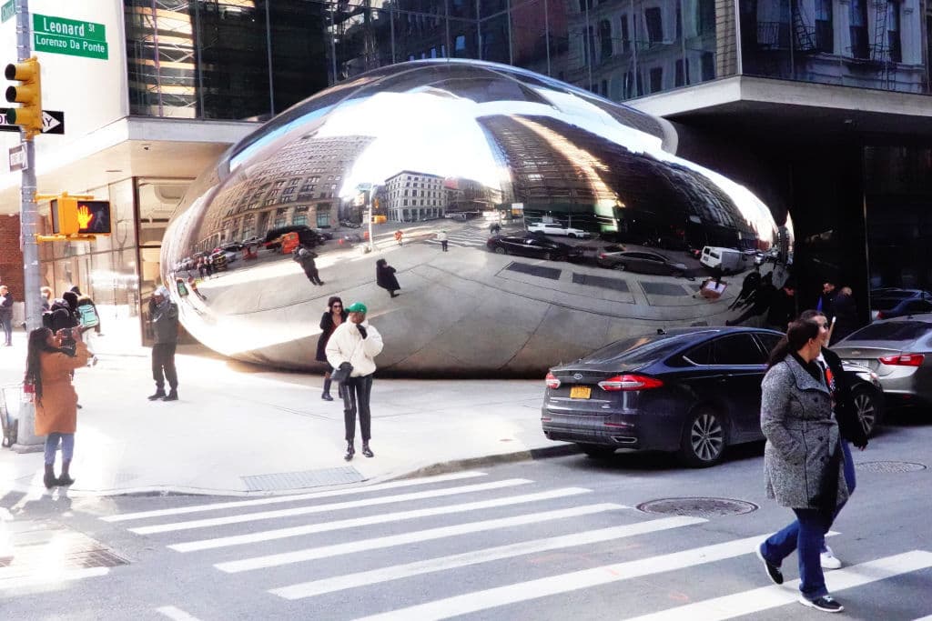 ¿Ya fuiste por tu selfie? develan en Manhattan escultura similar al popular 'the bean' de Chicago 