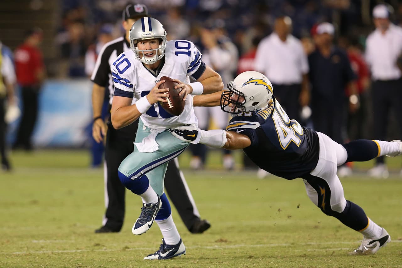 Colton Underwood fue jugador de fútbol americano y perteneció a los Chargers de San Diego y los Raiders de Oakland.
<br>