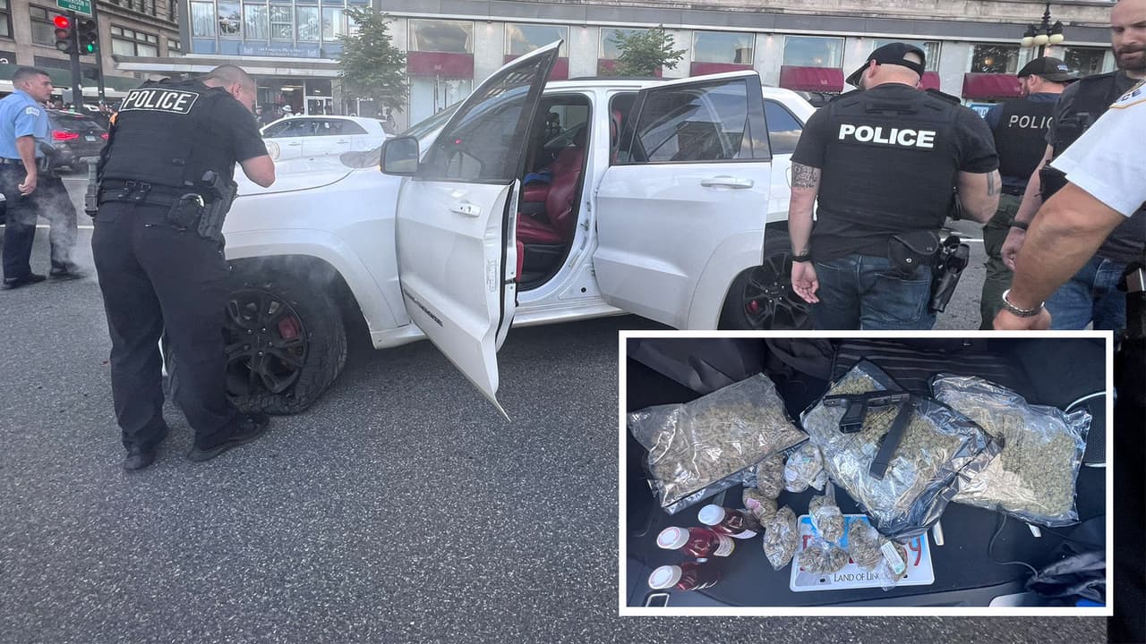 Detienen a dos sujetos con un arma y droga cerca de Lollapalooza