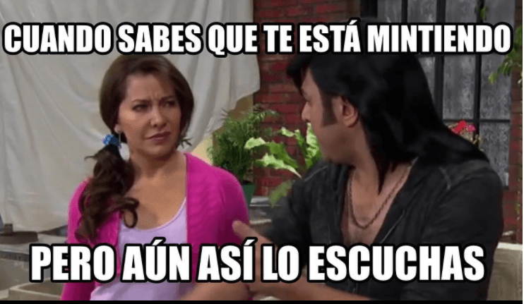 Algunos hombres se les nota a kilómetros que son bien mentirosos. No te dejes engañar y usa tu 'inteligencia femenil' como 'María de Todos los Ángeles'.