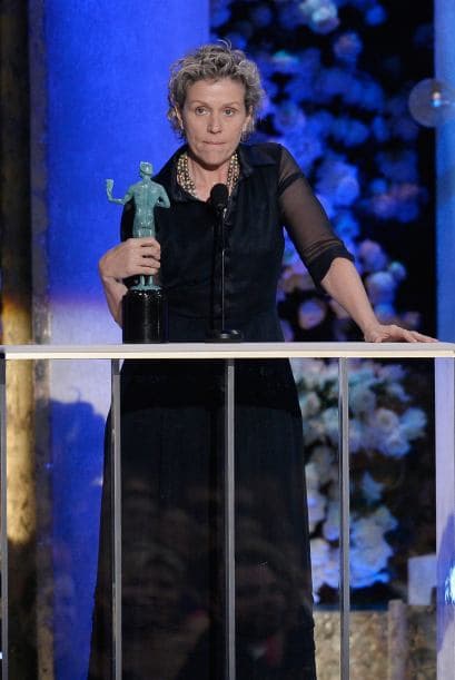 La última vez que había ganado un SAG Frances McDormand fue por 'Fargo' en 1996.