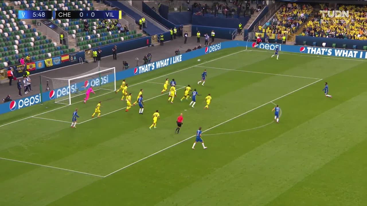 ¡TIRO ATAJADO! disparo por Timo Werner.