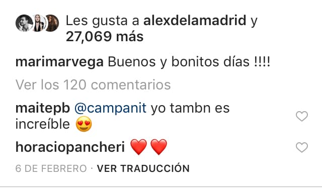 Con estos corazones Horqacio Pancheri desató todavía más sospechas.