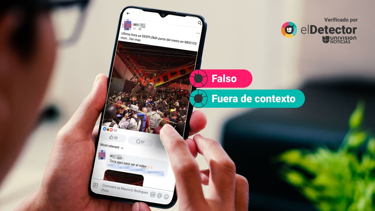 Esa imagen no muestra un accidente de “última hora”: es del desplome de una estructura del metro de Ciudad de México en 2021