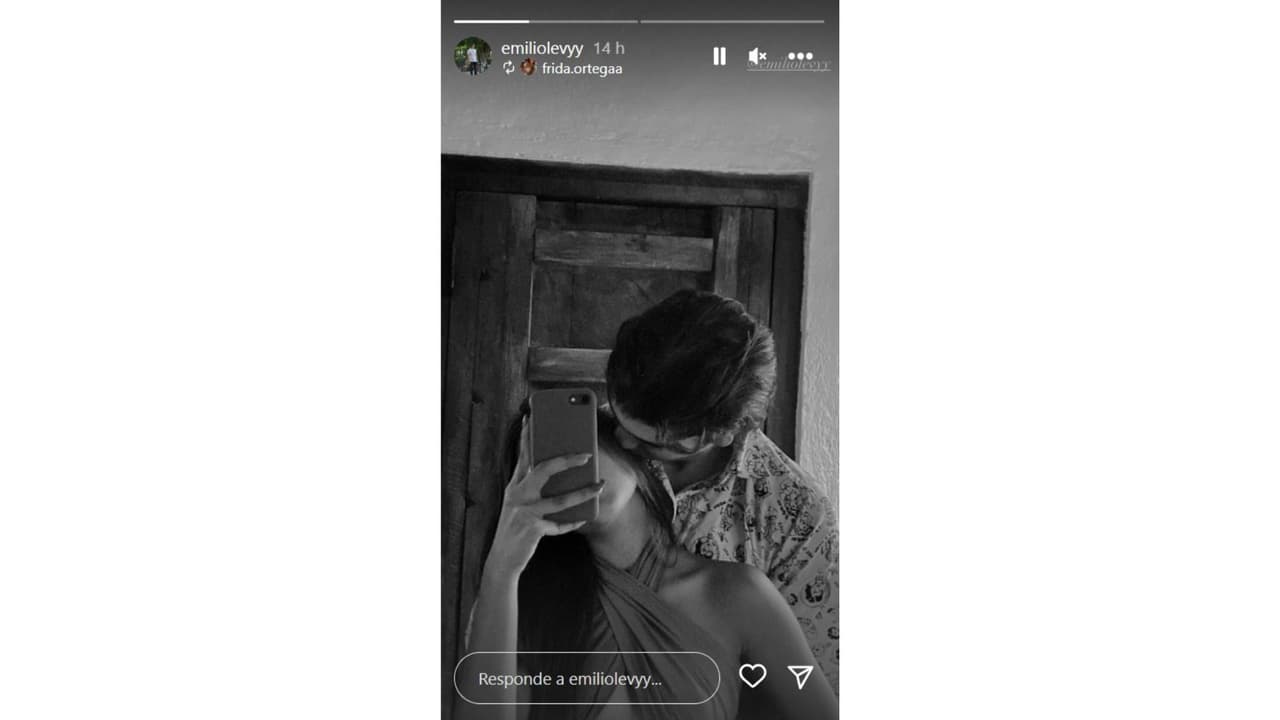 José Emilio Levy publicó esta fotografía en sus historias de Instagram.