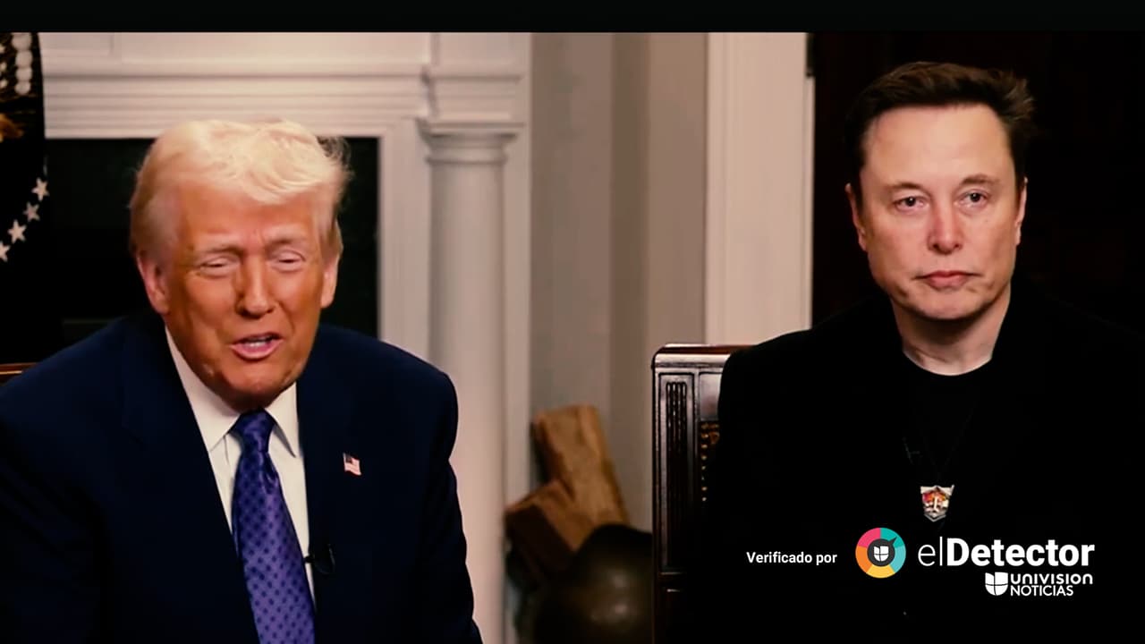Trump y Musk en entrevista con Hannity: verificamos falsedades sobre migración, supuestos gastos de USAID y elecciones
