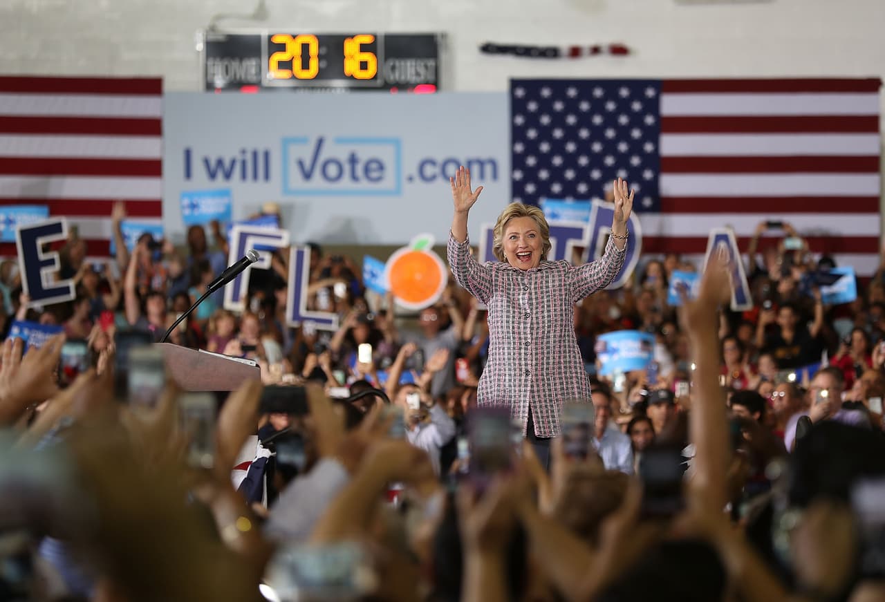 Hillary Clinton asegura que si gana en Florida será presidenta de EEUU