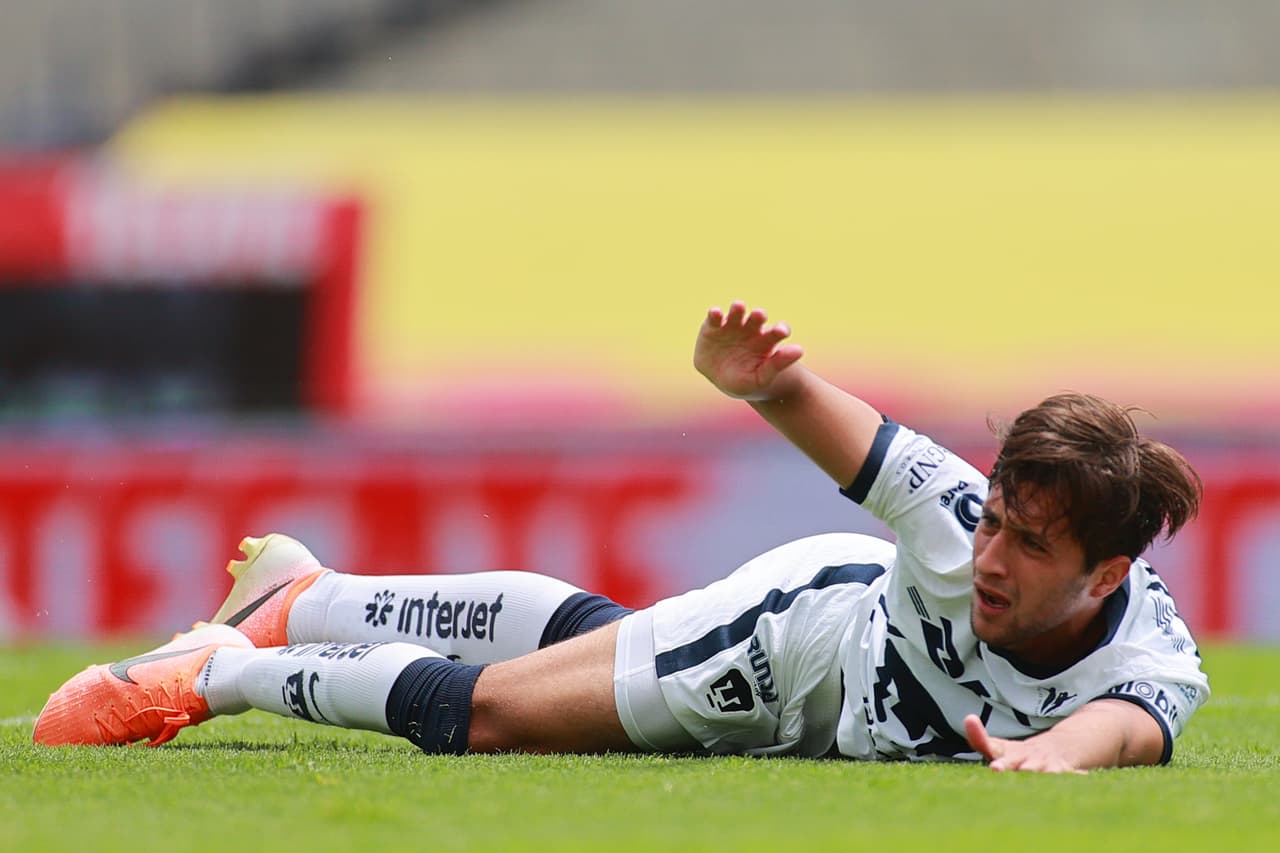 Pumas sufre la baja de Carlos Gutiérrez por fractura de peroné hasta 12 semanas y se pierde medio torneo.