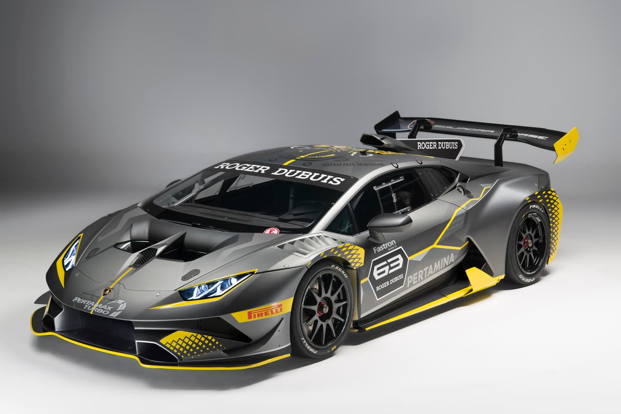 Nuevo juguete para multimillonarios aficionados a autos de carrera: Lamborghini Huracán Super Trofeo EVO