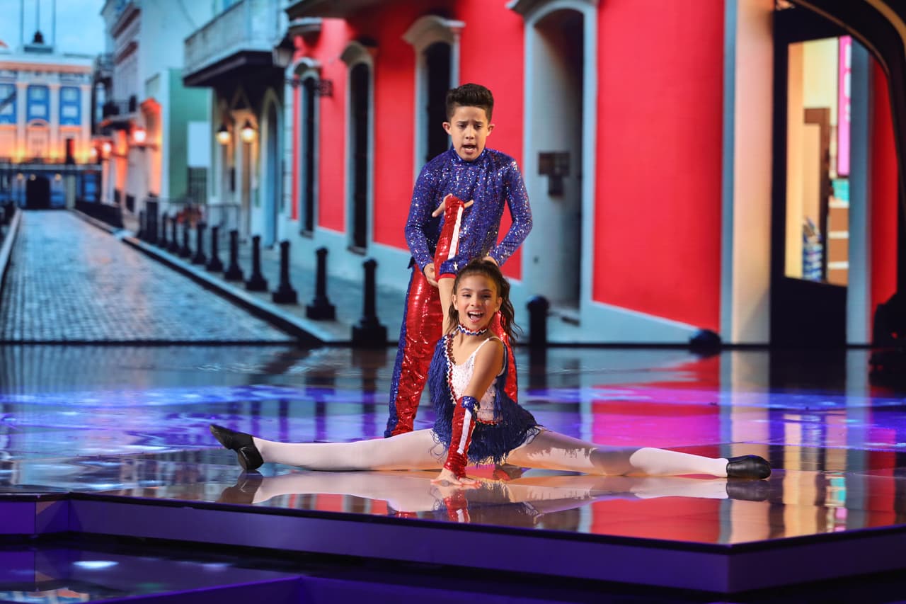 Los pequeños también bailaron al ritmo de 'Jala jala', una salsa con mucho sabor.