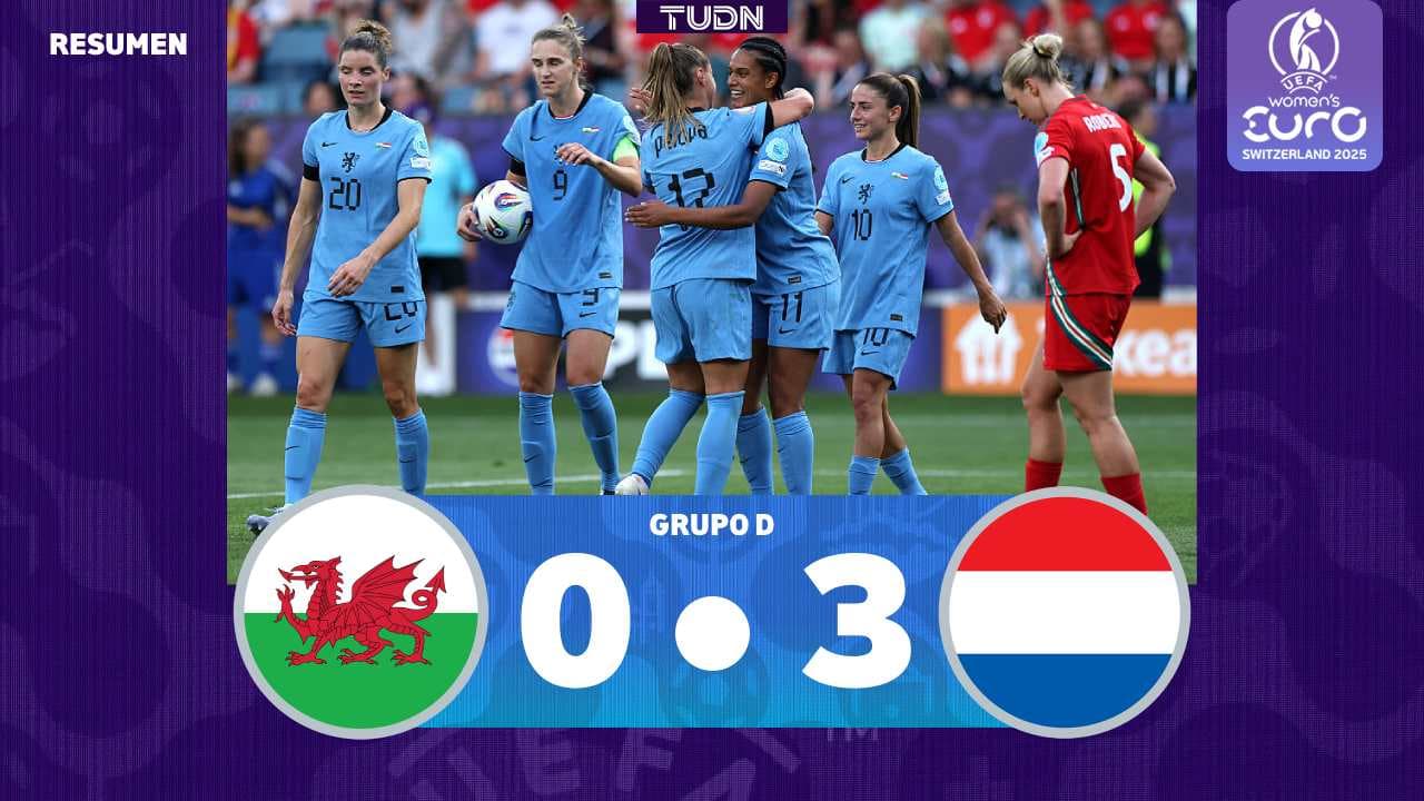 Países Bajos arranca la UEFA Euro Femenil con goleada ante Gales