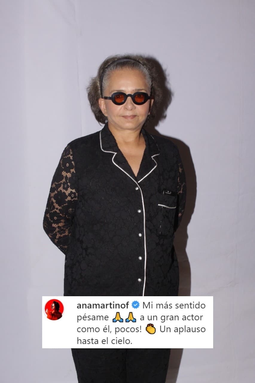 <b>Ana Martin</b> mandó "un aplauso hasta el cielo" y reconoció el talento de Héctor Suárez.