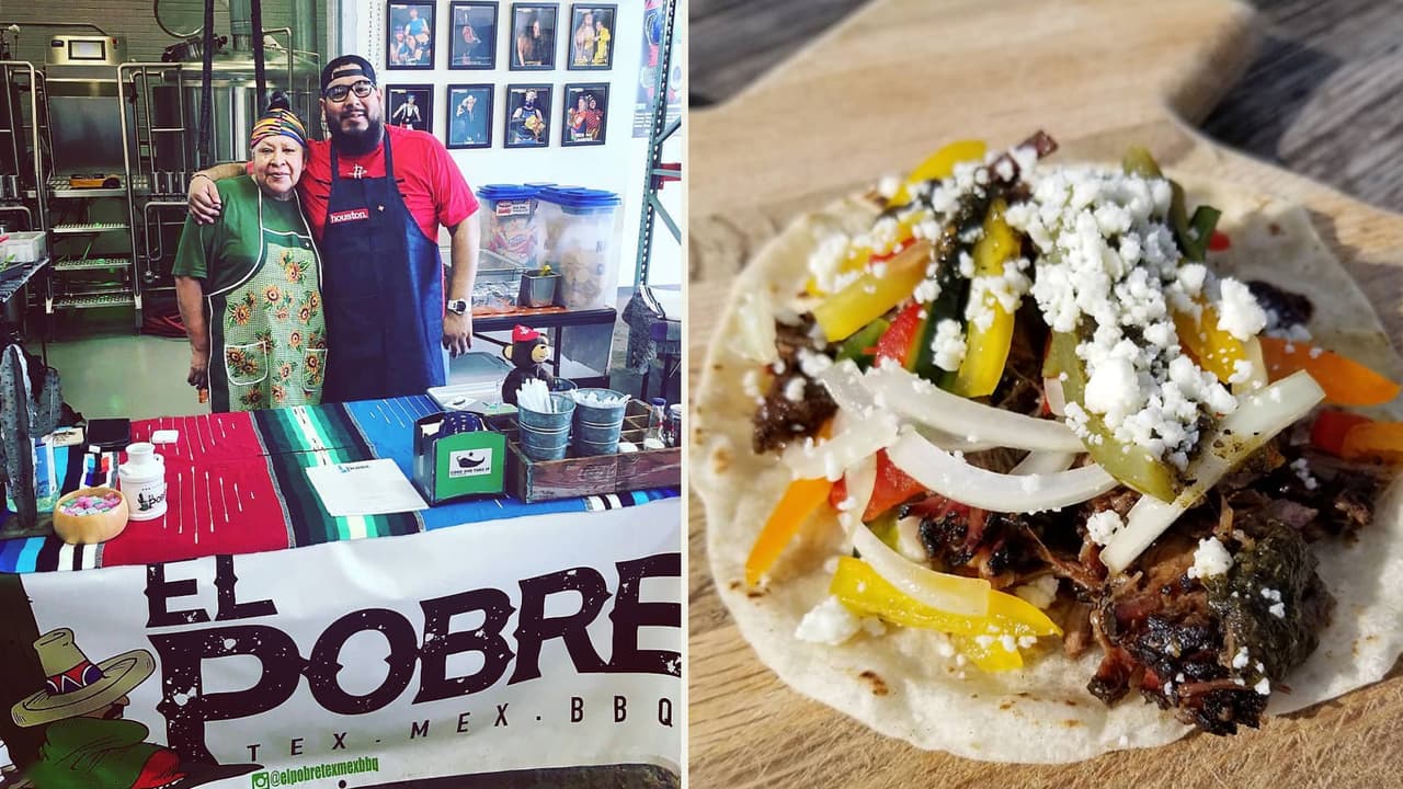 'El Pobre' es el restaurante que nació después de que Alfredo Martínez y su madre Teresa se quedaran desempleados en el 2017. Ha logrado sobrevivir la pandemia del
<b><a href="https://www.univision.com/temas/coronavirus">coronavirus</a></b> y les ha permitido ofrecer los sabores texano y mexicano.