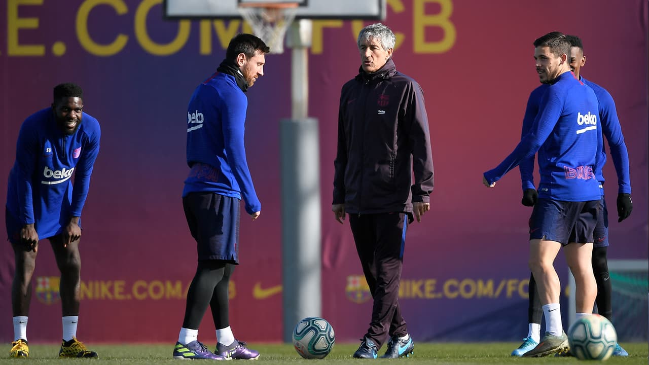 Quique Setién habló sobre Messi: "Leo es difícil de gestionar"