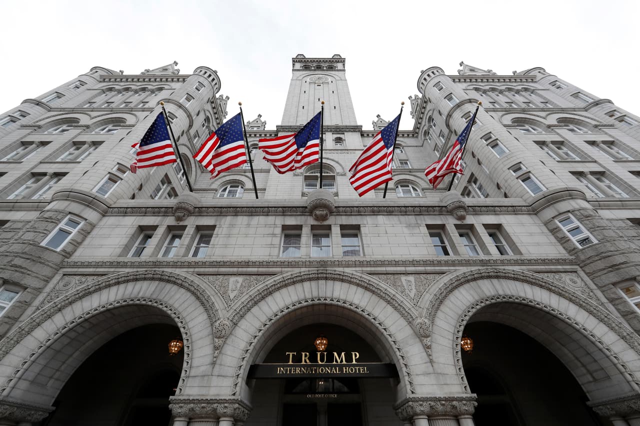 Trump perdió millones de dólares en su hotel de Washington, aunque aseguraba que era muy exitoso
