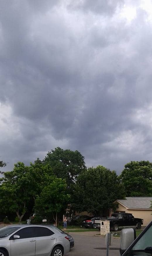 La audiencia compartió fotos de la zona tras el paso de la tormenta Bill.