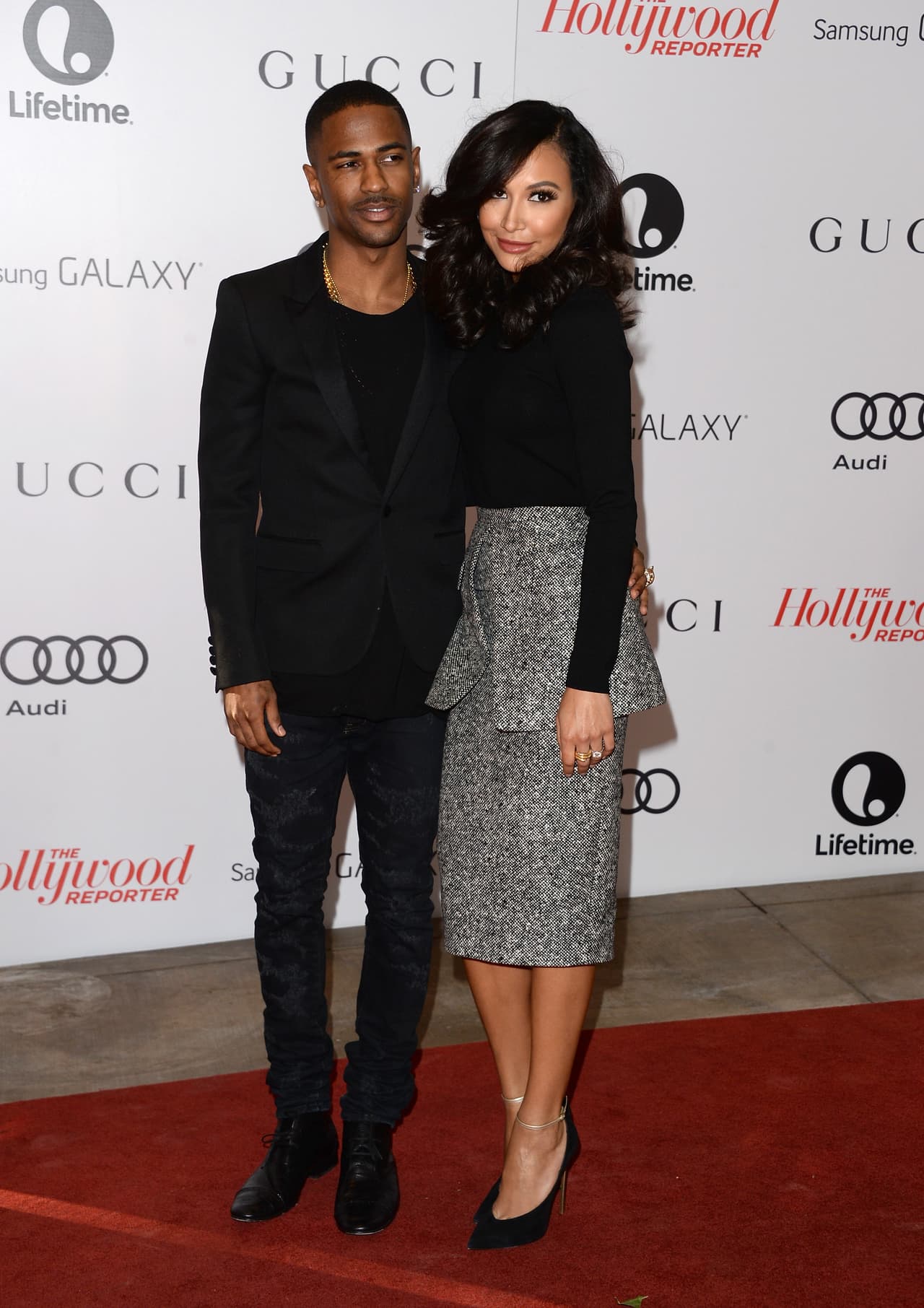 En abril del año 2013 empezó a salir con el artista 
<b><a href="https://www.univision.com/musica/naya-rivera-interpreta-dueto-de-su-ex-big-sean-y-su-nueva-novia-ariana-grande" target="_blank">Big Sean</a> </b>y se comprometieron en octubre. La relación terminó seis meses después. 
<br>