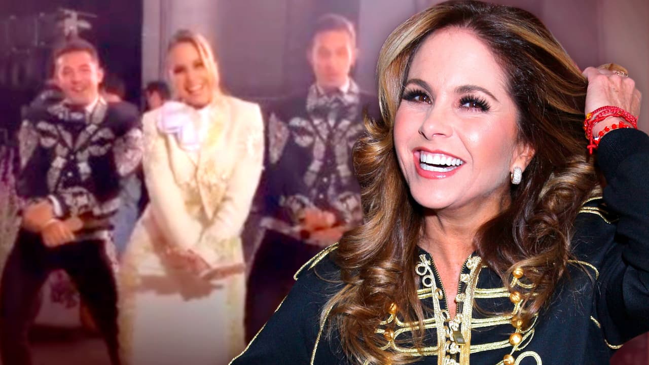 Lucero causa sensación bailando con el mariachi Gama 1000 (su hija 'Lucerito' también quedó encantada)