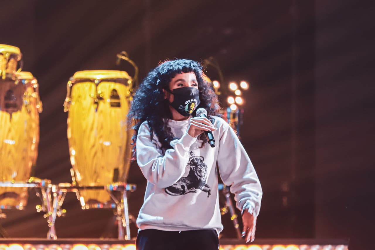 Todo un gusto ver a 
<b>Cedella Marley</b> en el escenario.