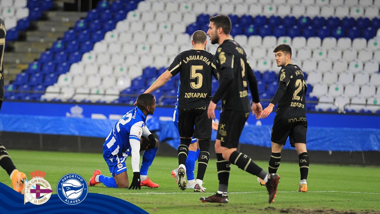 Alavés consiguió su pase tras vencer por la mínima a La Coruña.