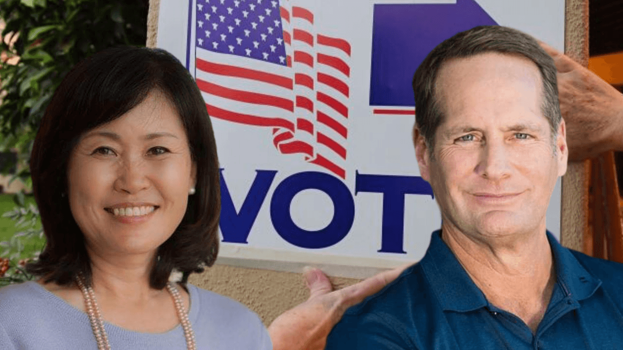 Michelle Steel arremete contra el congresista Harley Rouda por alusiones a su marido