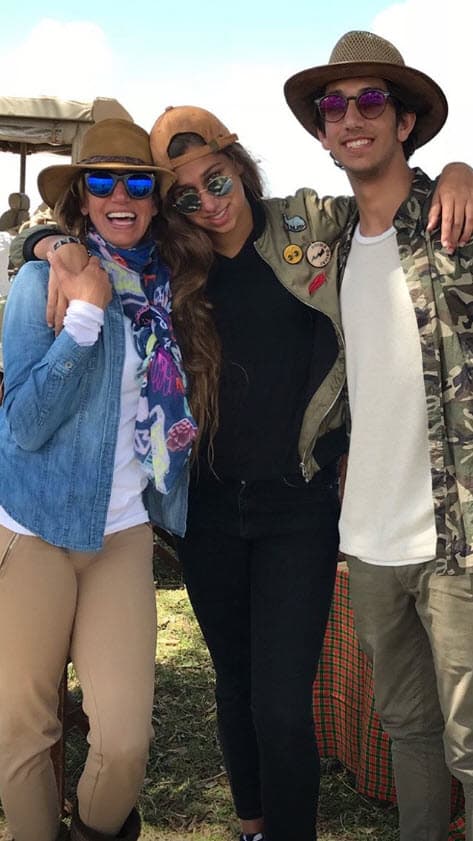 Lili y sus hijos decidieron vivir una experiencia llena de adrenalina al irse a un verdadero safari africano.