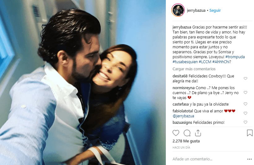 Por ahora, Bazúa llena su vida con un nuevo amor con quien escribe el siguiente capítulo de su vida.