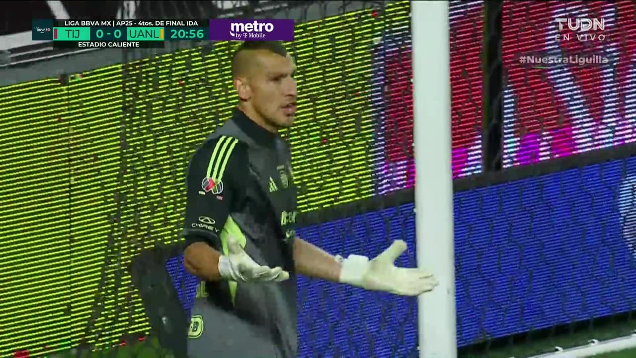 ¡Xolos 'ladra' primero'! Remate de cabeza de Jesús Gómez Nahuel Guzmán!