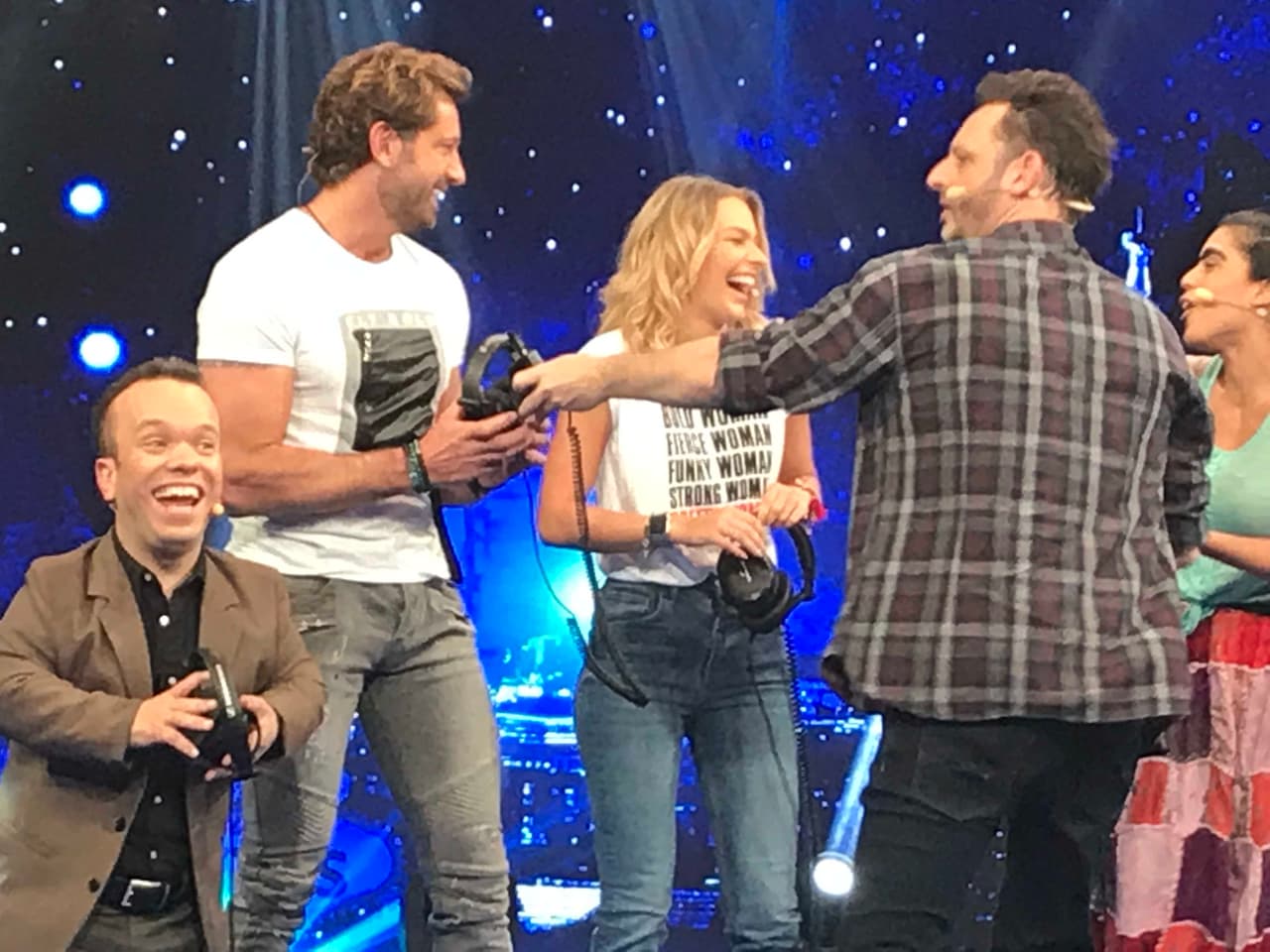 Esta pareja de famosos actores fue la encargada de apadrinar la nueva temporada de dicho programa.