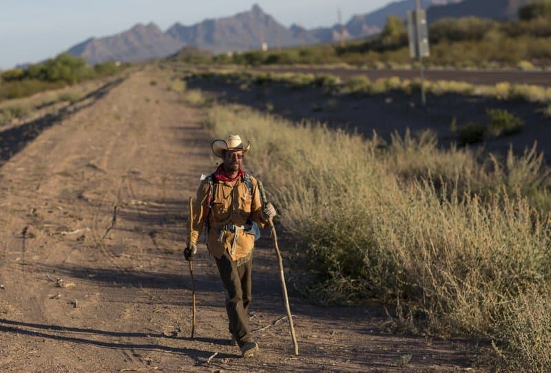 Mark Hainds llegó a la playa de San Diego el 6 de julio de 2017. “Disfruté mucho el viaje”, dijo.