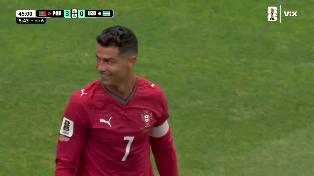 ¡Uzbekistán evita el hat-trick! Cristiano se queda a centímetros del tercero