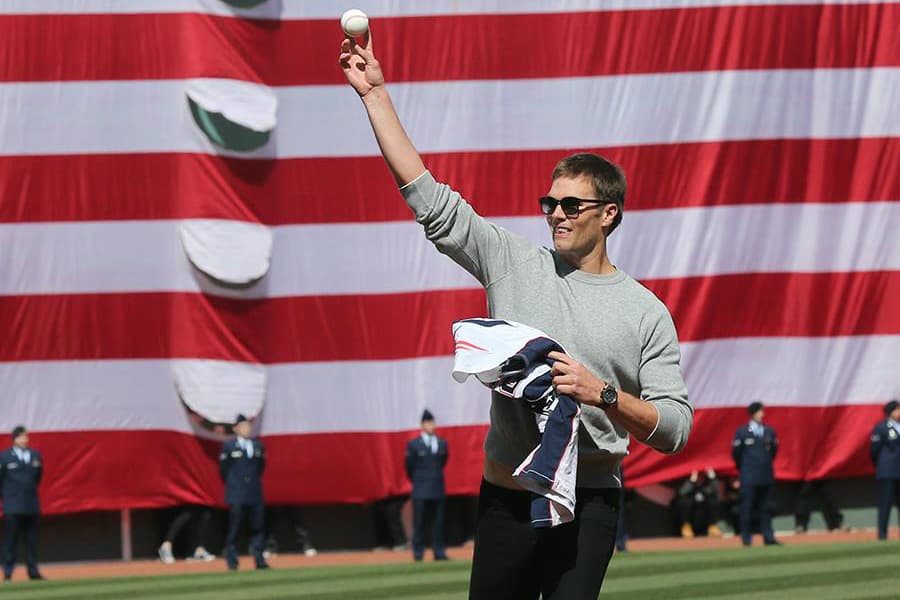 El video fue compartido en las redes sociales de los New England Patriots.