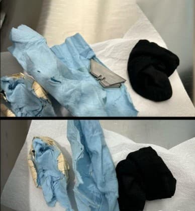 Agentes de la TSA en el aeropuerto de Denver descubrieron varias cuchillas de afeitar escondidas en la cintura de los pantalones de un pasajero. Proteger a los viajeros siempre es la prioridad.