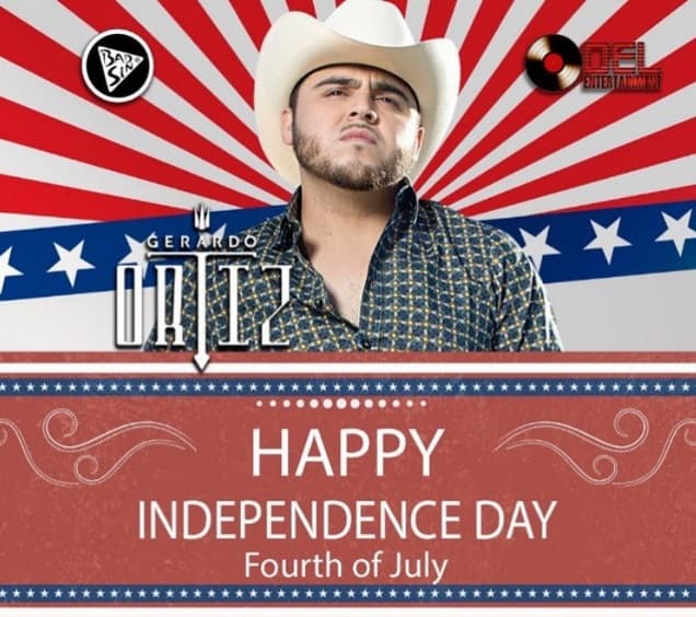 Gerardo Ortiz tampoco se pudo quedar fuera y así deseó Feliz Día de la Independencia.