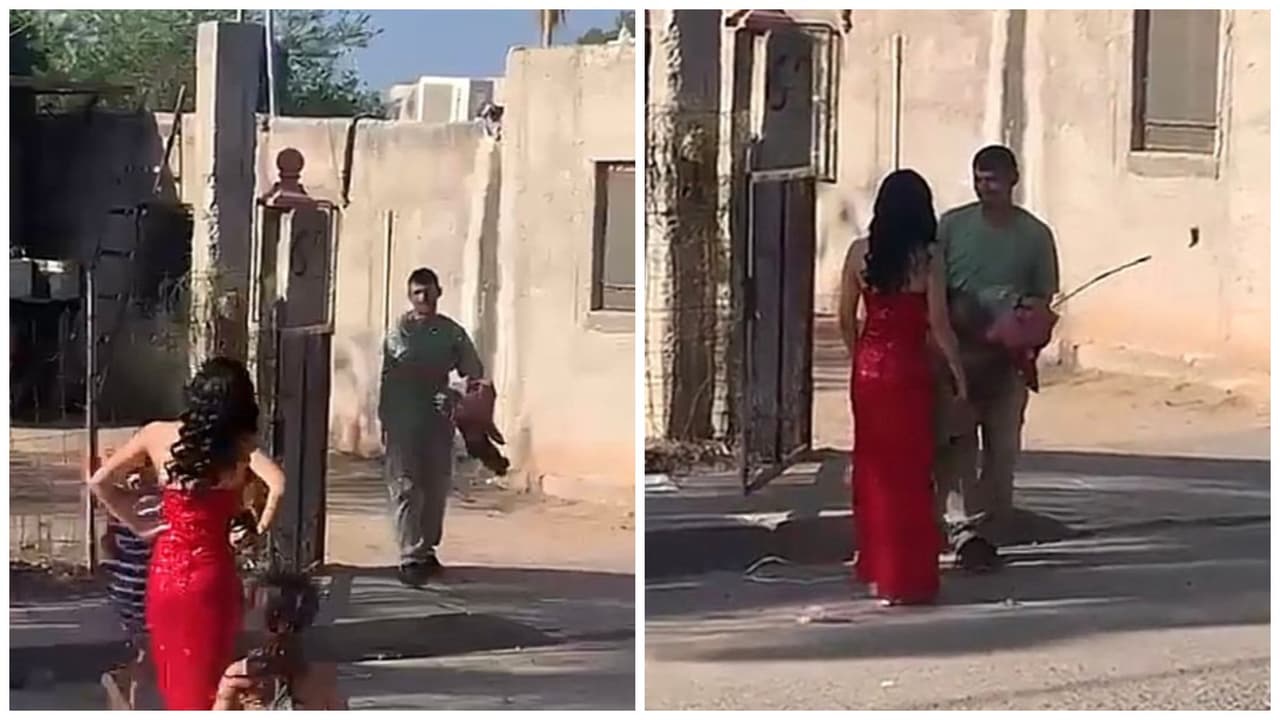 Albañil rompe en llanto al ver a su hija con vestido de graduación: "No quería ensuciarla"