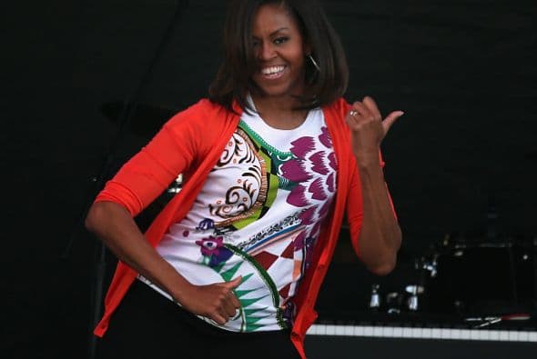 Una invitación que Michelle ha convertido en una excusa para fomentar el ejercicio y la comida saludable.