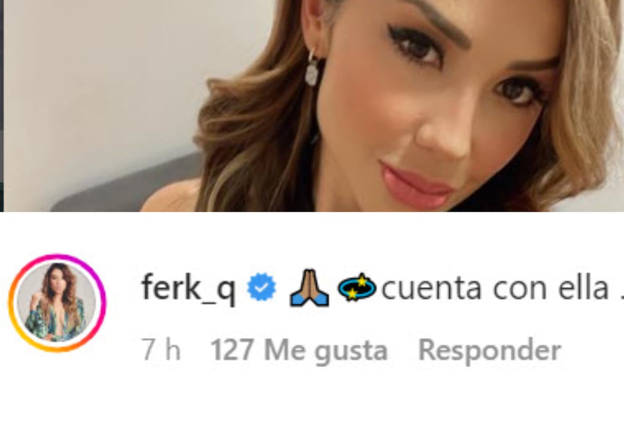 María Fernanda Quiroz, mejor conocida como 'Ferka', se unió a esos rezos.