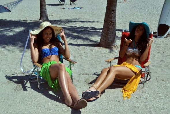 Las chicas de Nuestra Belleza Latina se escaparon a la playa y deleitaron a los caballeros con sus espectaculares curvas latinas.