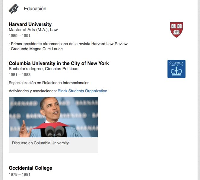 Educación universitaria.