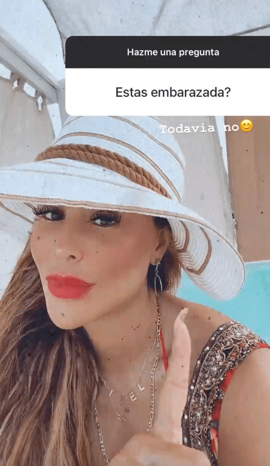 Tal y como advirtió en noviembre, la artista quiere tener un hijo con Larry Ramos y se mantienen en la espera.