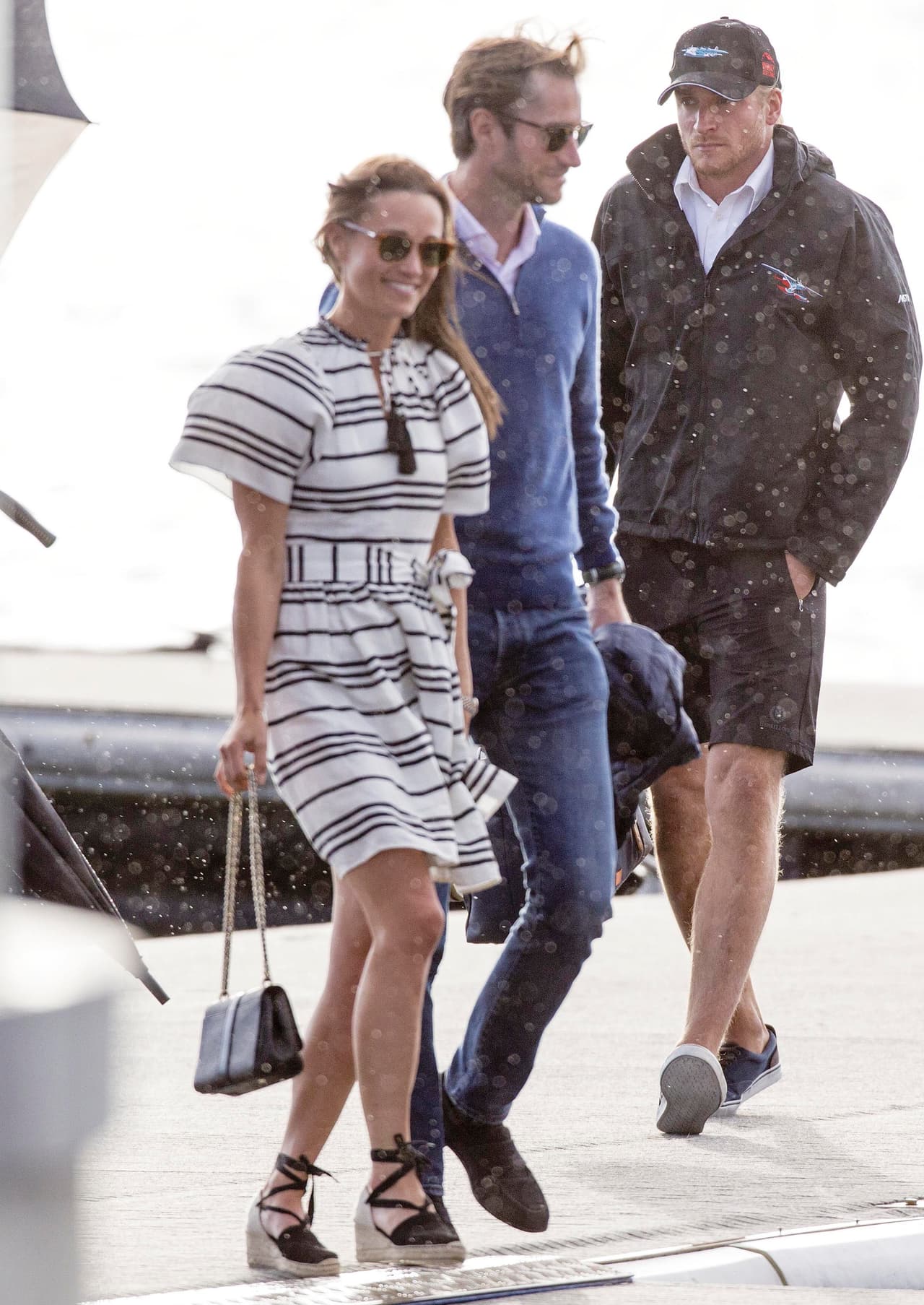 Antes de llegar a Australia, la pareja pasó unos días de descanso en la paradisiaca isla de Tetiaroa, propiedad del desaparecido Marlon Brando.